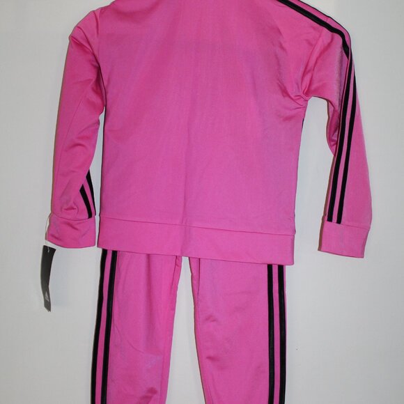 ADIDAS 2P ATHLETIC SET-LONG SLEEVE ZIPPER FRONT JACKET AND MATCHING PANTS - Picture 2 of 6